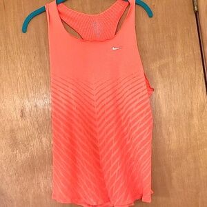 Nike Womens Orange Tank Top, L